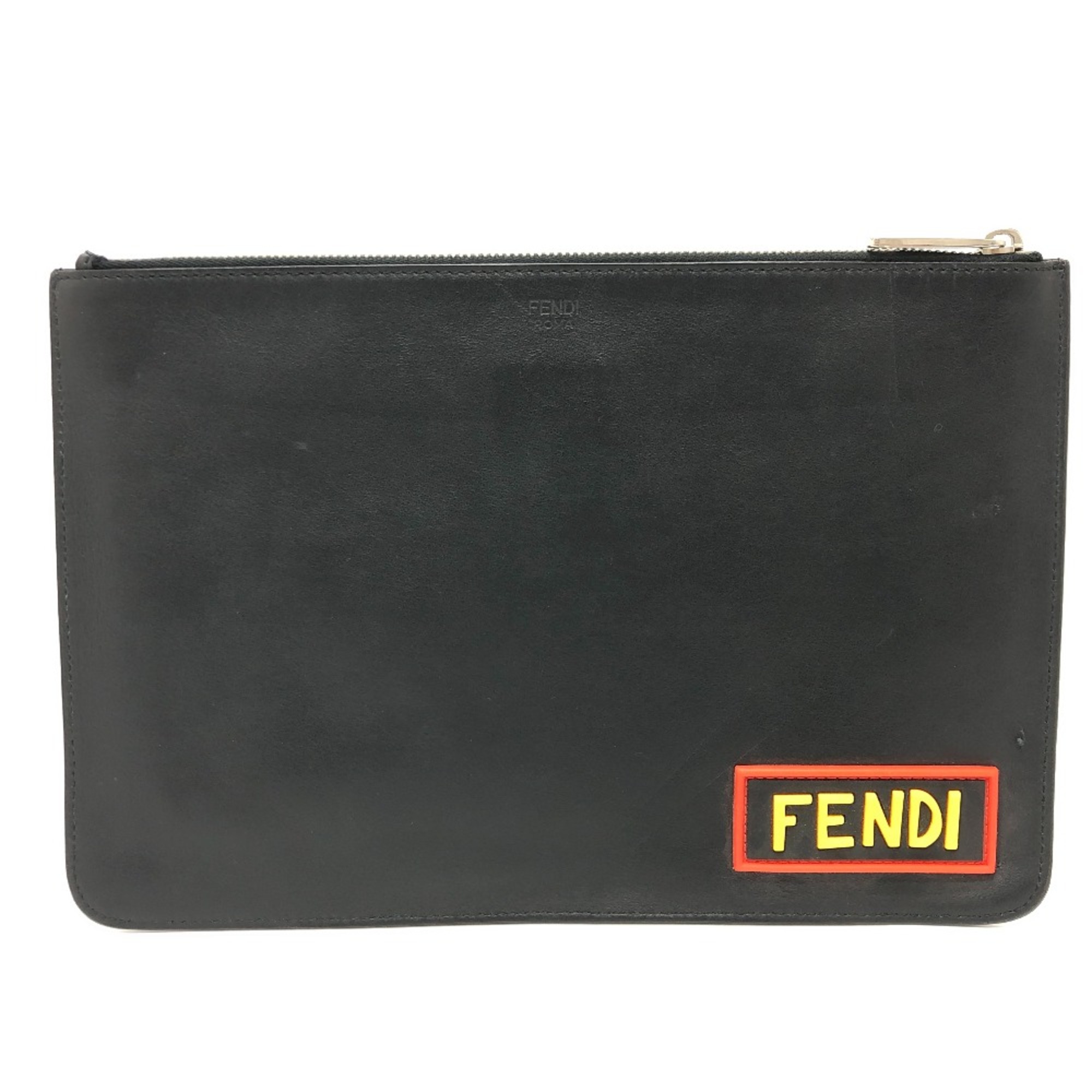 Fendi 7N0078 LOVE Cluch Bag Clutch bag Black Multicolore