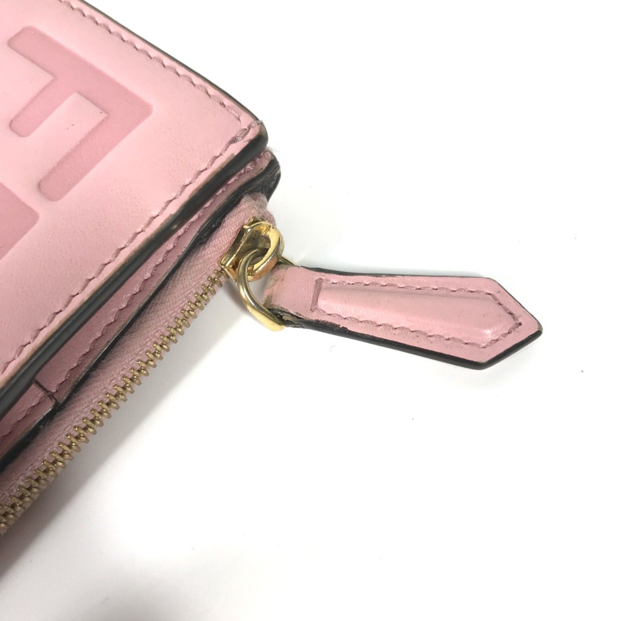 Fendi 8M0447 Compact wallet Folded wallet pink