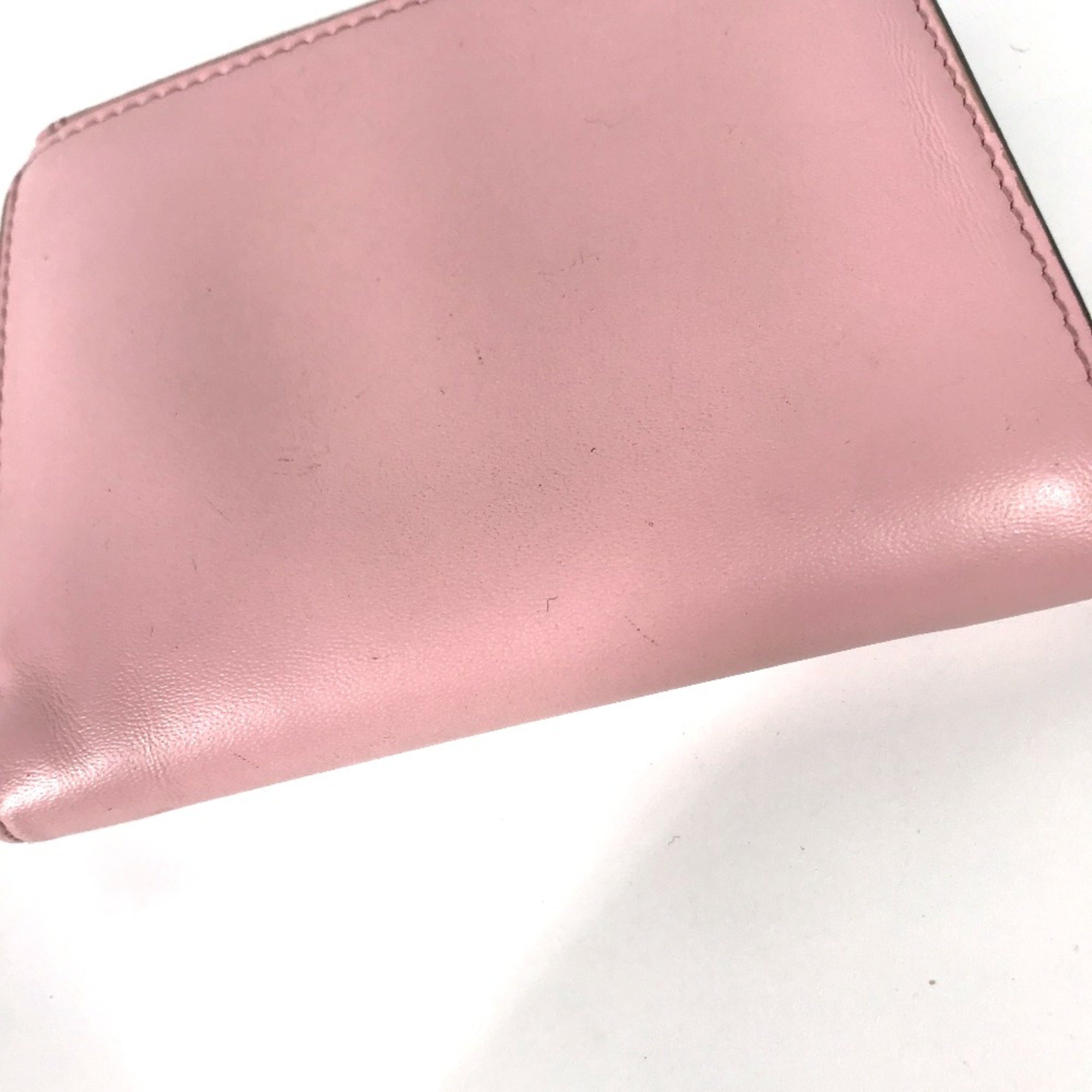 Fendi 8M0447 Compact wallet Folded wallet pink