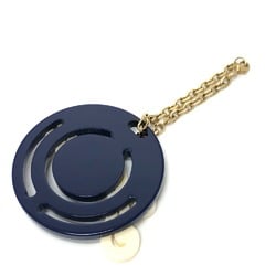 Fendi Big logo Bag Charm accessories Key Holder blue White/GoldHardware