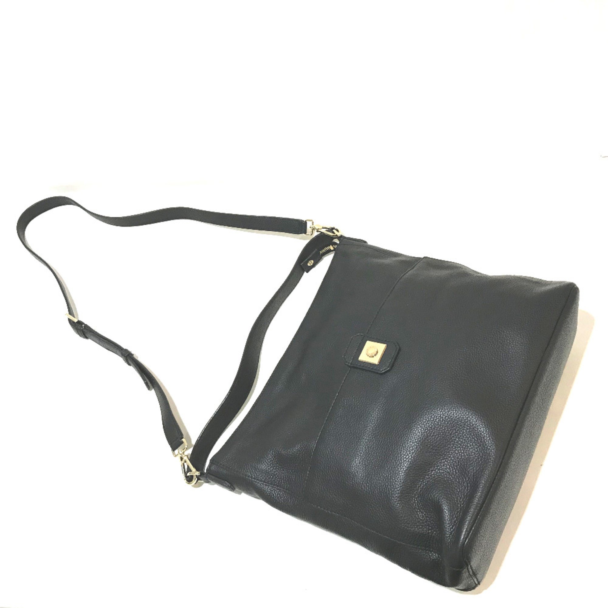 Furla 2WAY Shoulder Bag Hand Bag Black