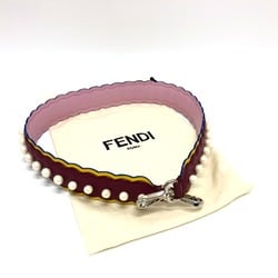 Fendi Faux pearl Spare Shoulder Strap Shoulder strap Multicolore SilverHardware