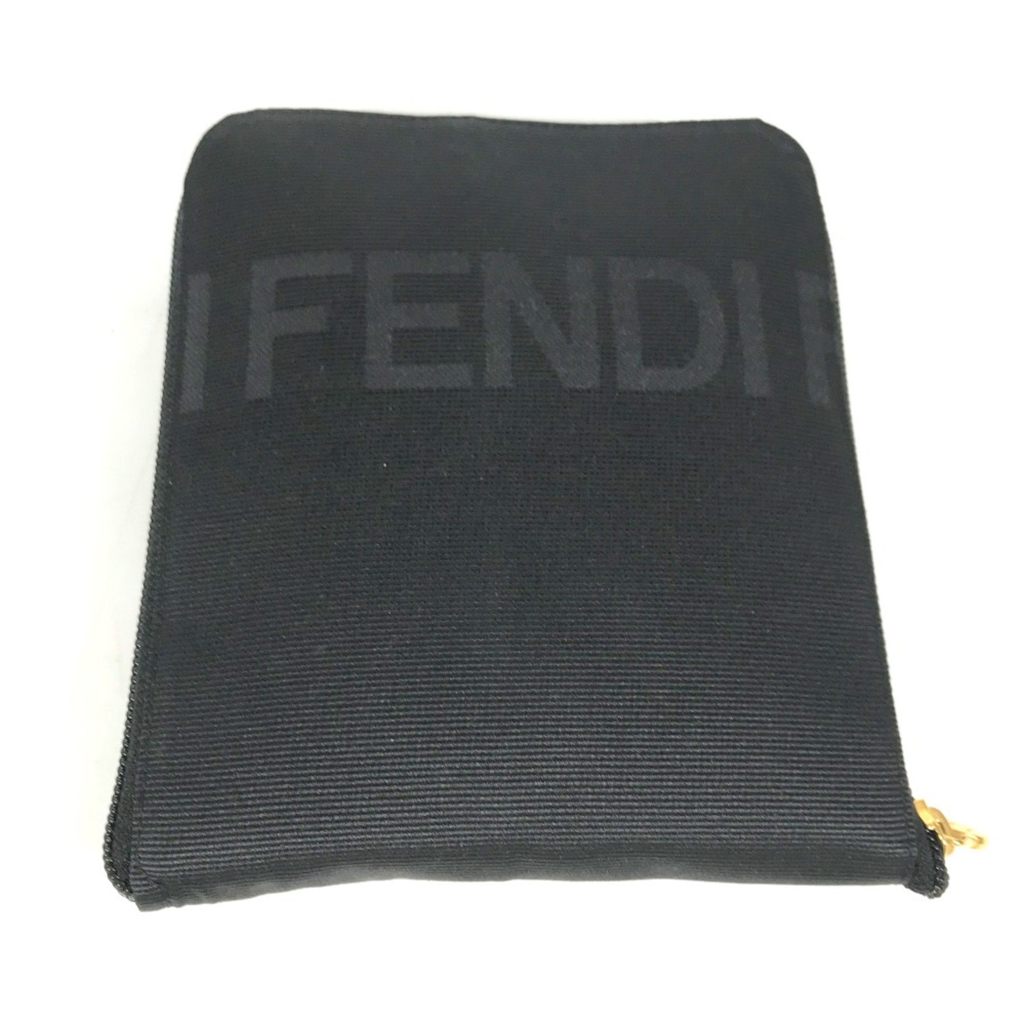 Fendi vintage Folding Shoulder Bag Eco Bag Tote Bag Black