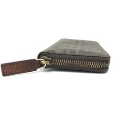 Fendi 7M0174 Zip Around Long Wallet Long Wallet Brown GoldHardware