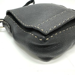 Fendi 8BT116 Cross body bag Shoulder Bag Black SilverHardware