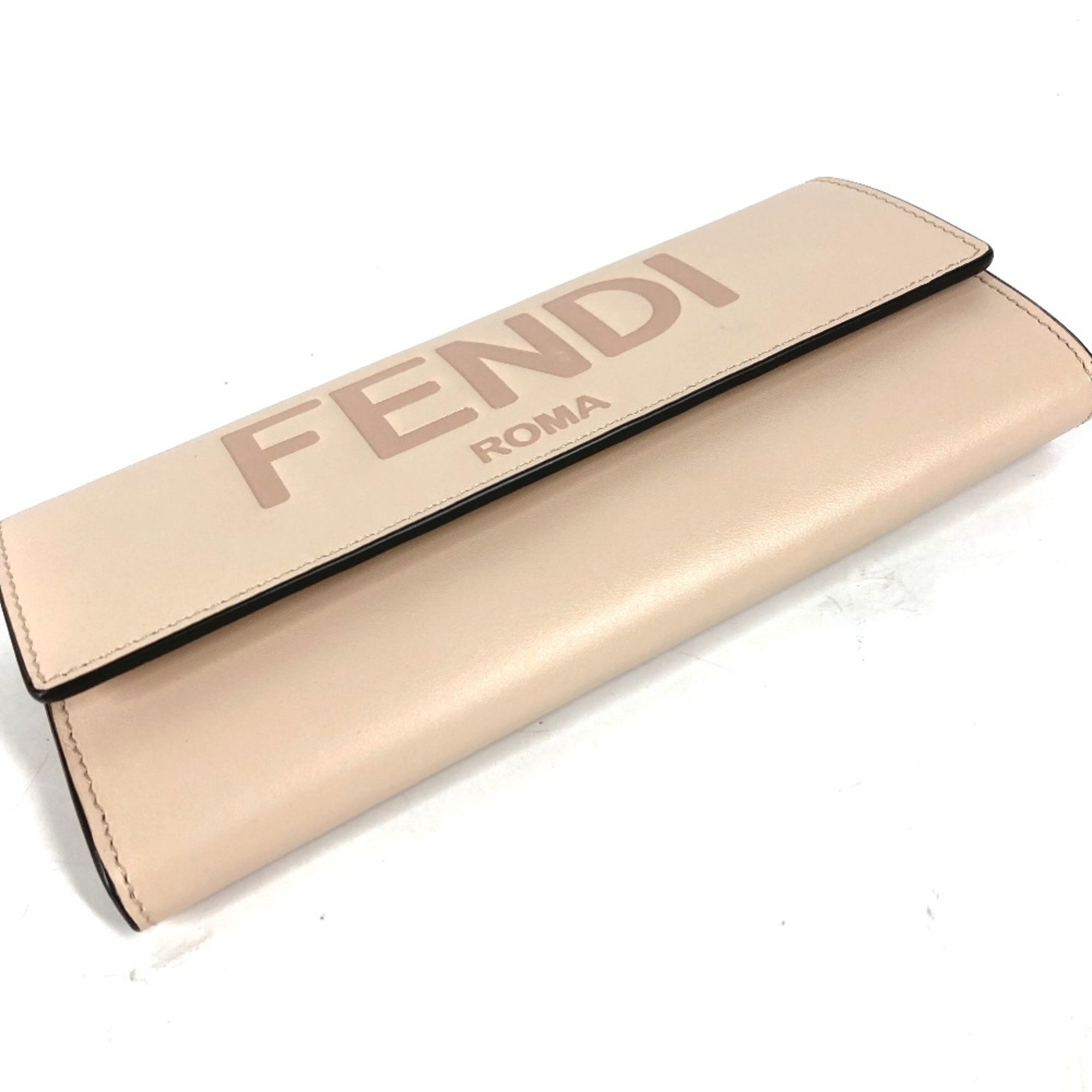 Fendi 8M0251 Long wallet flap Long Wallet Beige