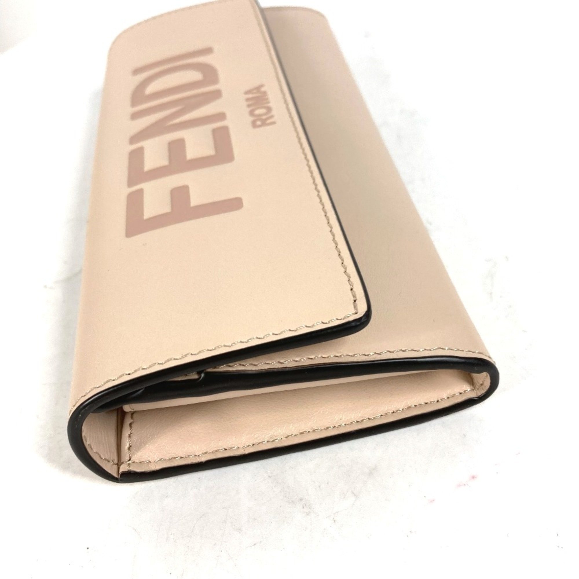 Fendi 8M0251 Long wallet flap Long Wallet Beige