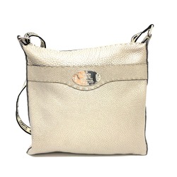 Fendi Crossbody Shoulder Bag Shoulder Bag Metallic color BeigeBased/SilverHardware