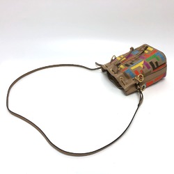 Fendi 8BS010 Zucca Purse Shoulder Crossbody Shoulder Bag Multicolore GoldHardware