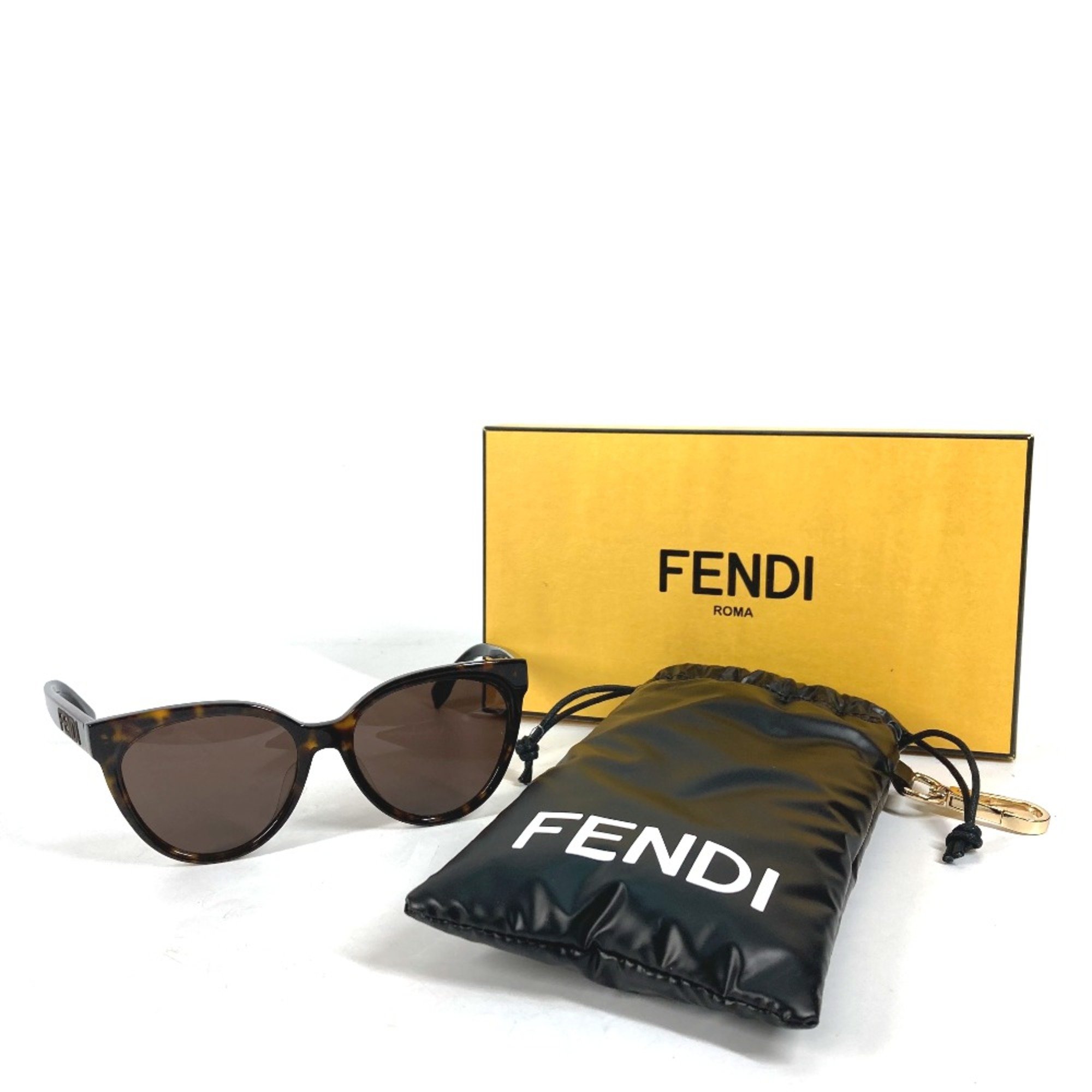 Fendi FE40008U Glasses Eyewear Glasses sunglasses Brown