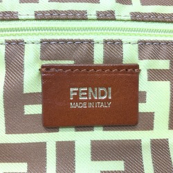 Fendi 8BH185 Zucca Tote Bag yellow SilverHardware