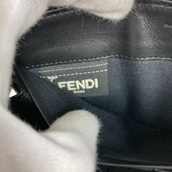 Fendi Long wallet Zip Around Long Wallet Black Multicolore