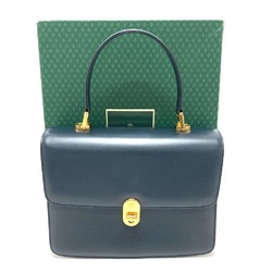 Gucci 000.109.0121 turn lock sideline bag vintage Hand Bag Navy