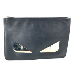 Fendi 7N0078 pouch bag Clutch bag Black