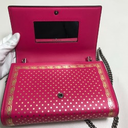 Gucci 524967 Bag Chain wallet bag 2WAY Long Wallet pink Pink /Gold SilverHardware