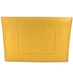 Fendi pouch bag Clutch bag yellow White