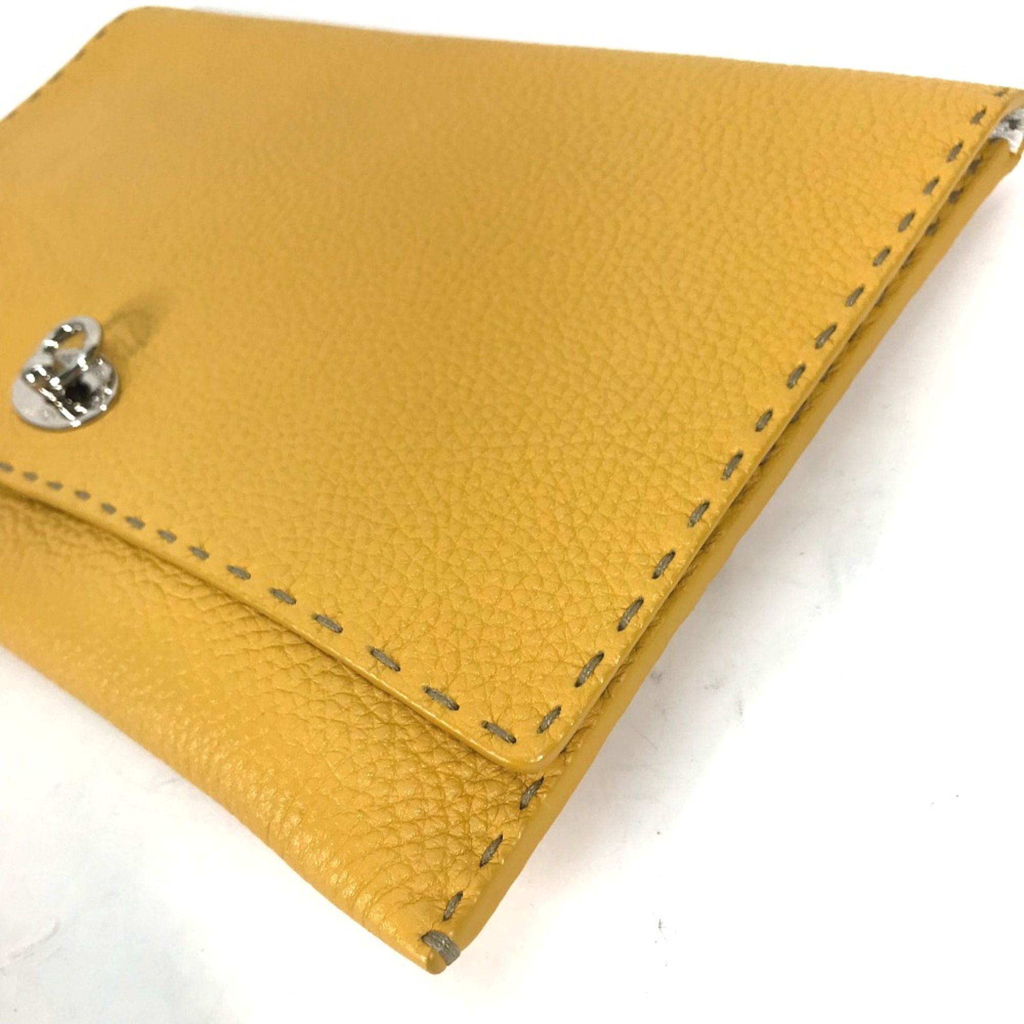 Fendi pouch bag Clutch bag yellow White