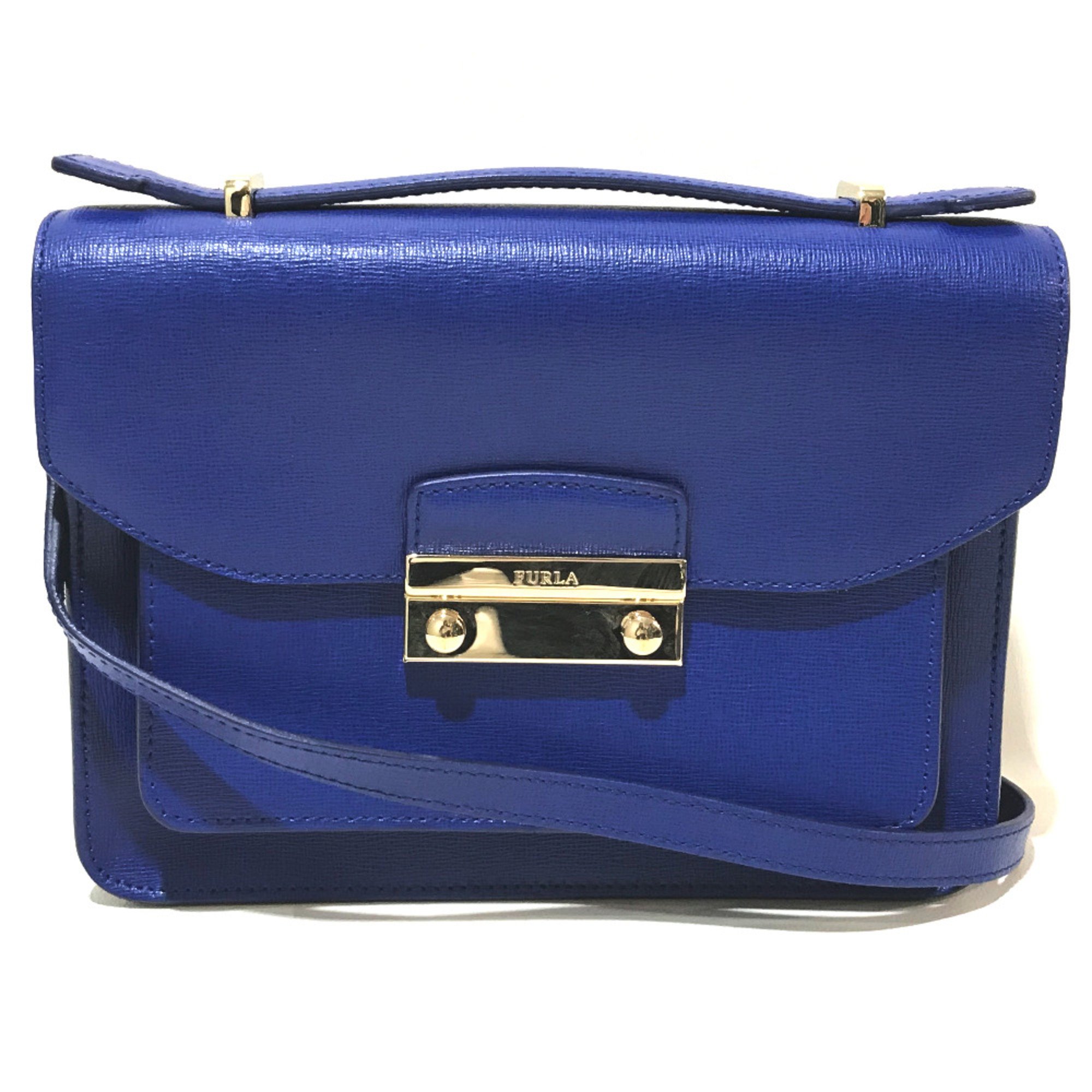 Furla Julia Bag 2WAY Shoulder Bag blue