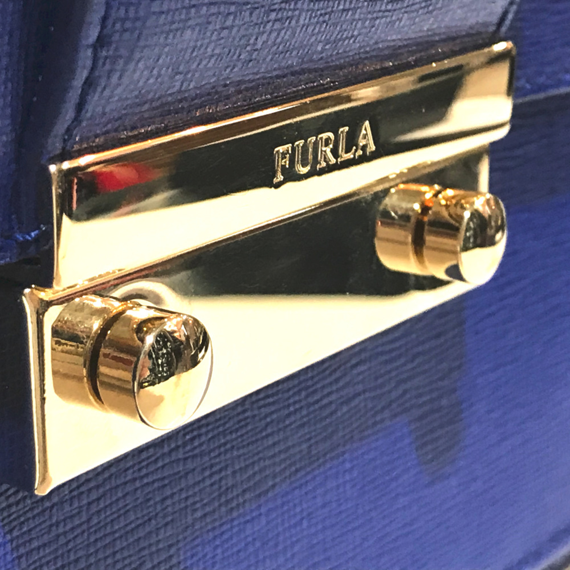 Furla Julia Bag 2WAY Shoulder Bag blue