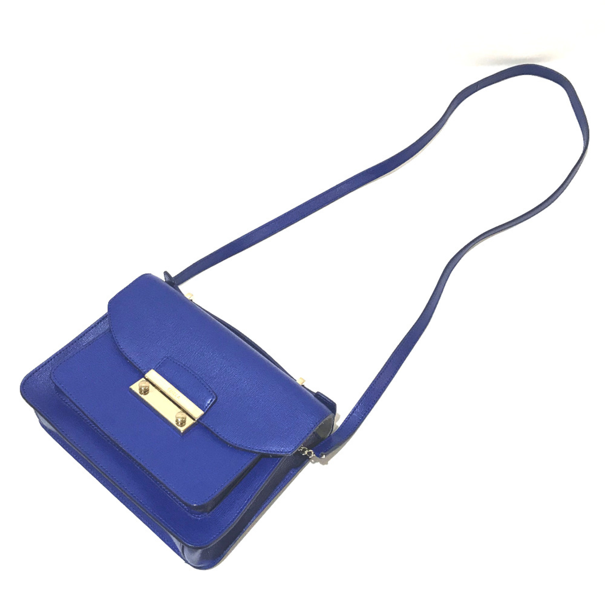 Furla Julia Bag 2WAY Shoulder Bag blue