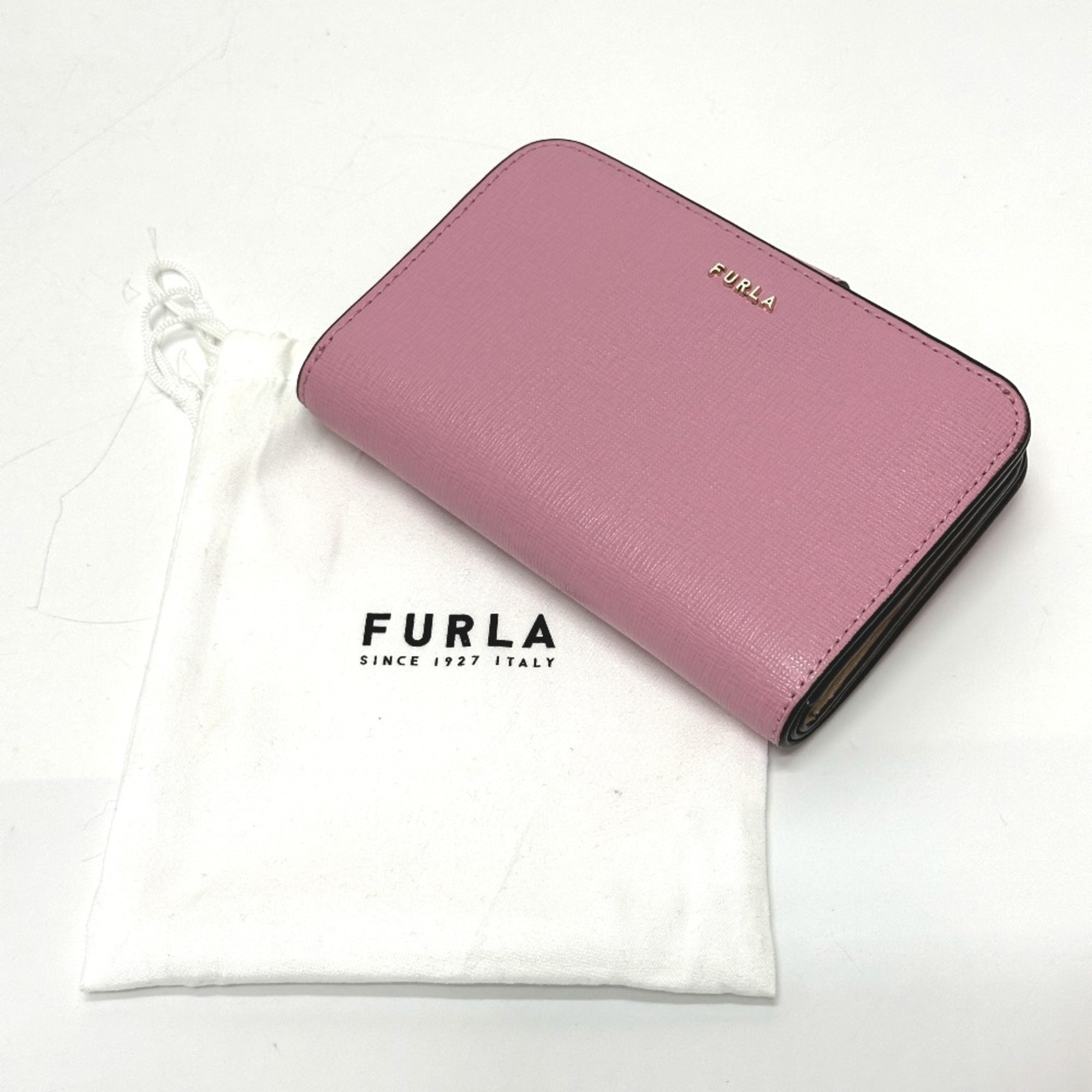 Furla logo Folded wallet pink