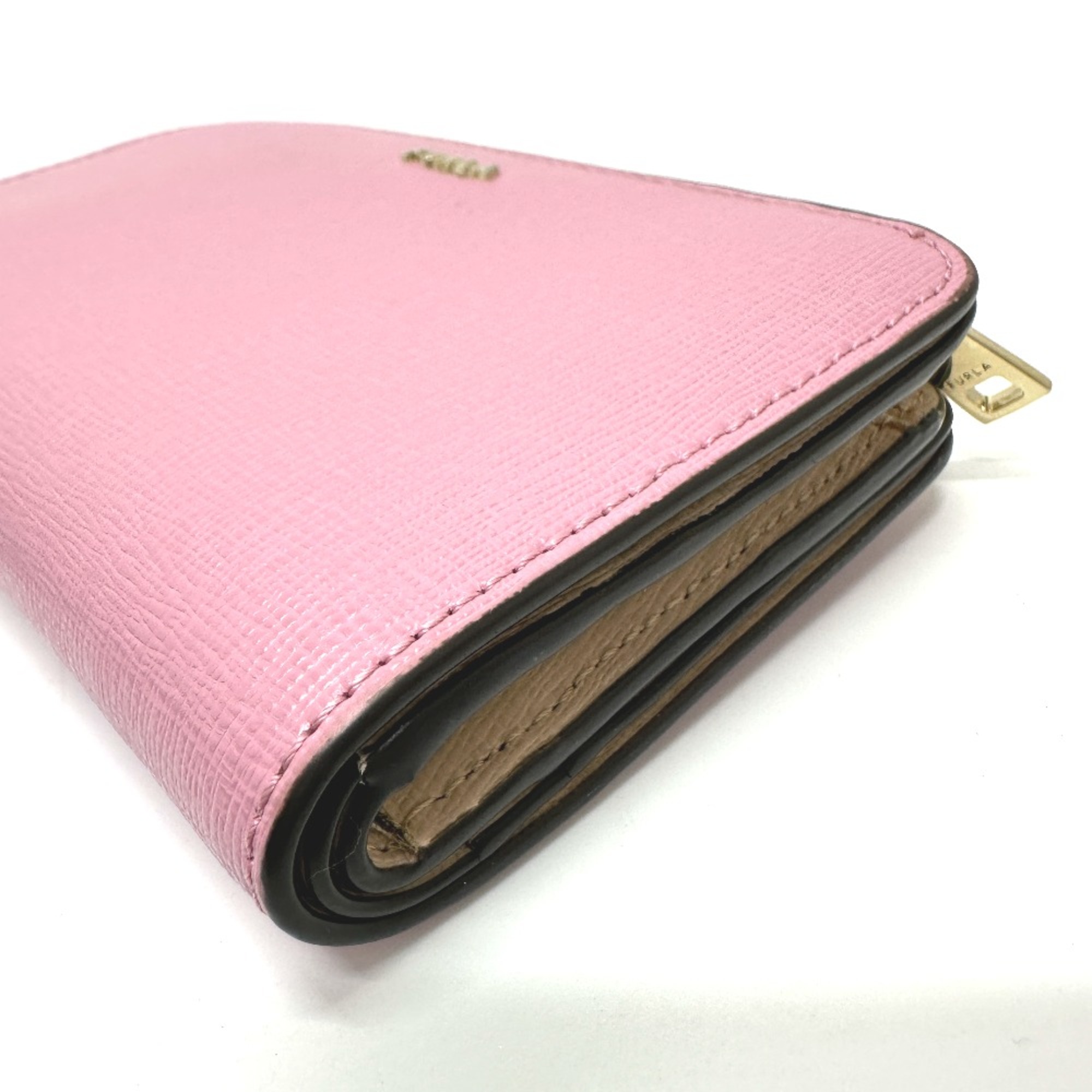 Furla logo Folded wallet pink