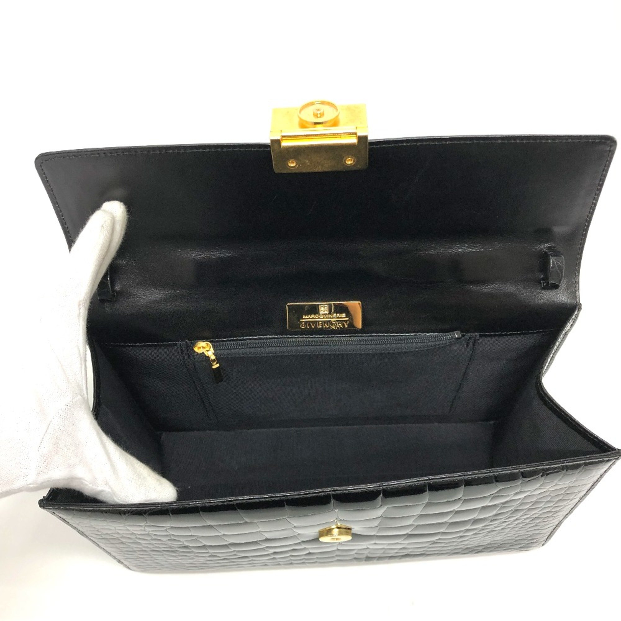 Givenchy Bag Hand Bag Black GoldHardware