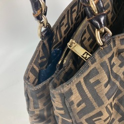 Fendi Bag Zucca Chain Shoulder Bag Brown