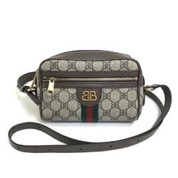 Gucci 680128 GG BB logo Bag Balenciaga Balenciaga Collaboration Shoulder Bag Beige x Brown