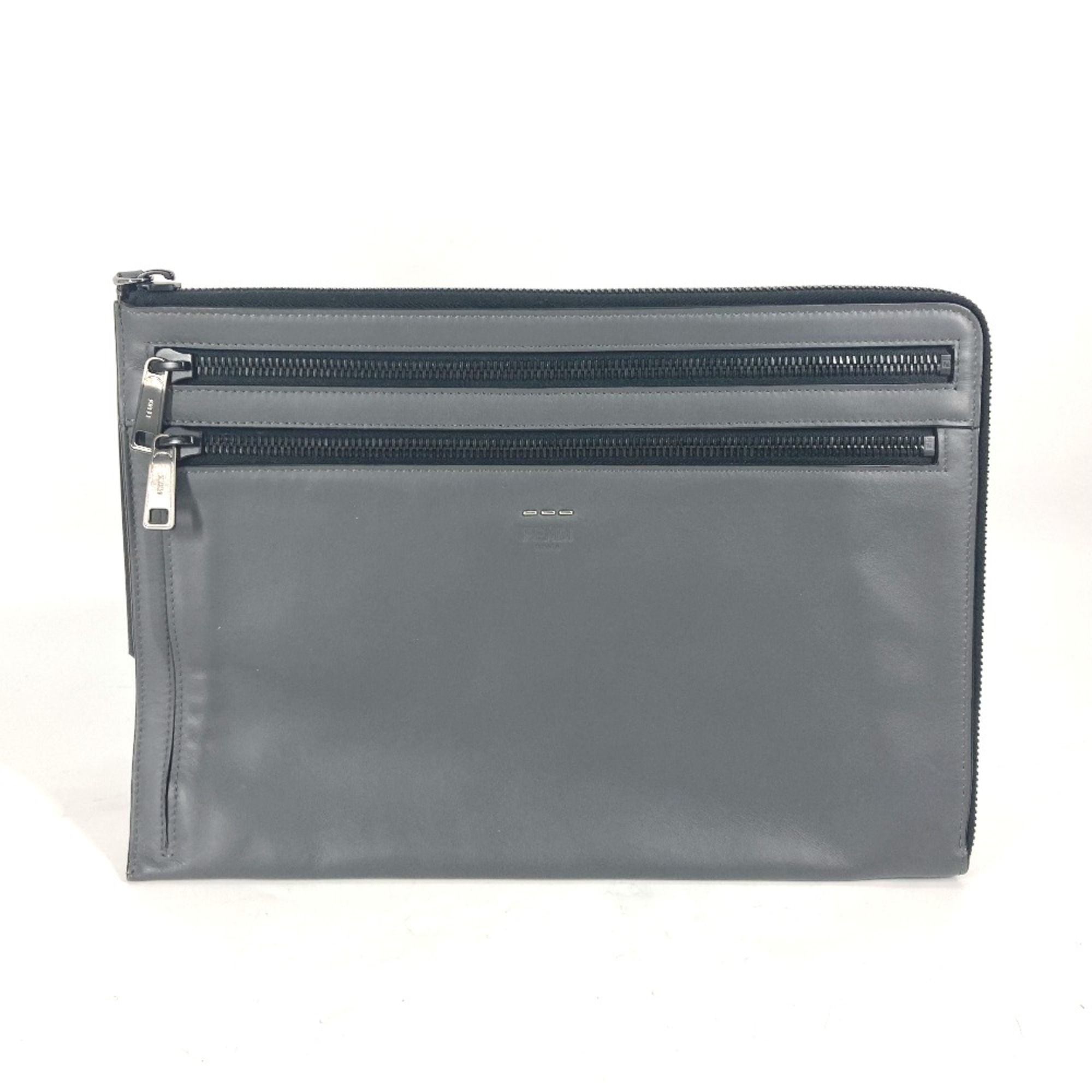 Fendi 7M0237 bag pouch Clutch bag gray