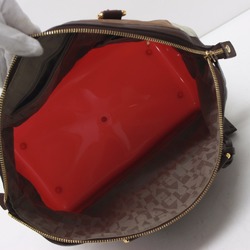 Furla Hand Bag Duffle Bag Brown Red