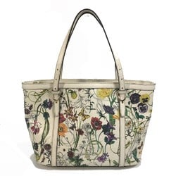 Gucci 336776 Flora Floral Gucci Nice Bag Hand Bag Tote Bag IvoryBased