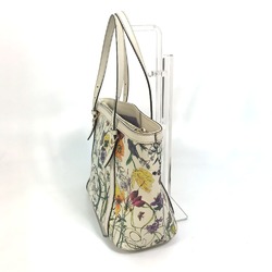 Gucci 336776 Flora Floral Gucci Nice Bag Hand Bag Tote Bag IvoryBased