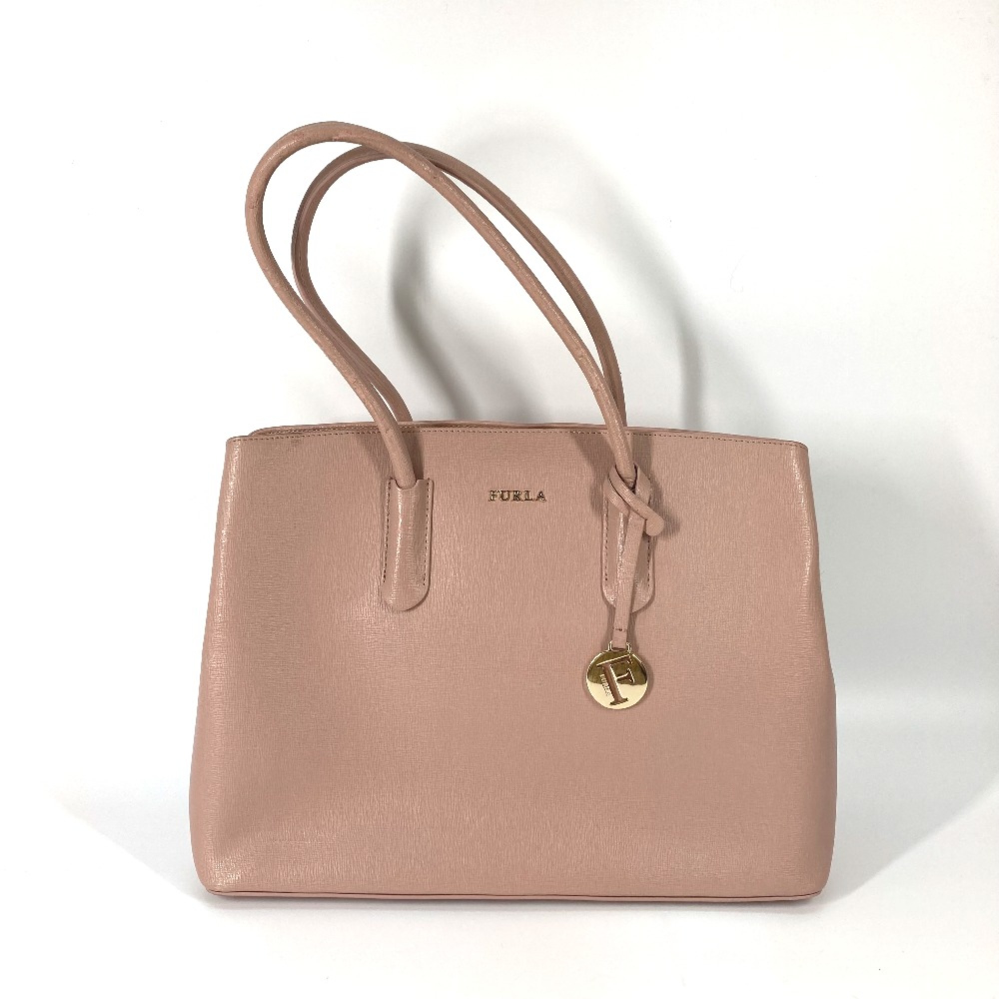 Furla logo Tote Bag Shoulder bag Hand Bag pink eLADY Globazone