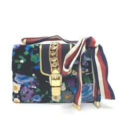 Gucci 421882 Floral bag ribbon Shoulder Bag Multicolore