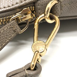 Furla logo 2WAY Hand Bag gray GoldHardware