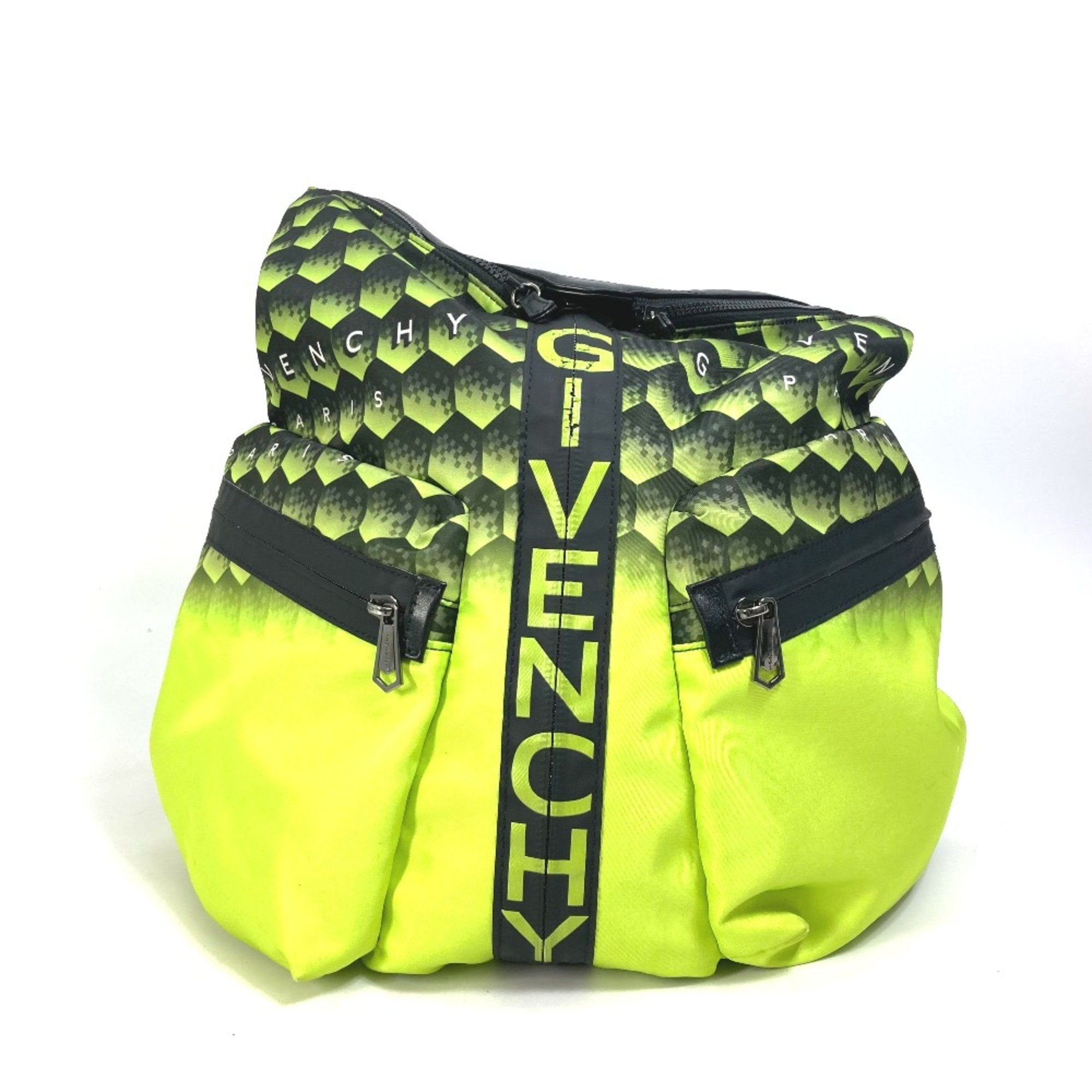 Givenchy logo Bag Backpack yellow Black