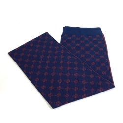 Gucci GG Reversible Scarf Navy Bordeaux Based