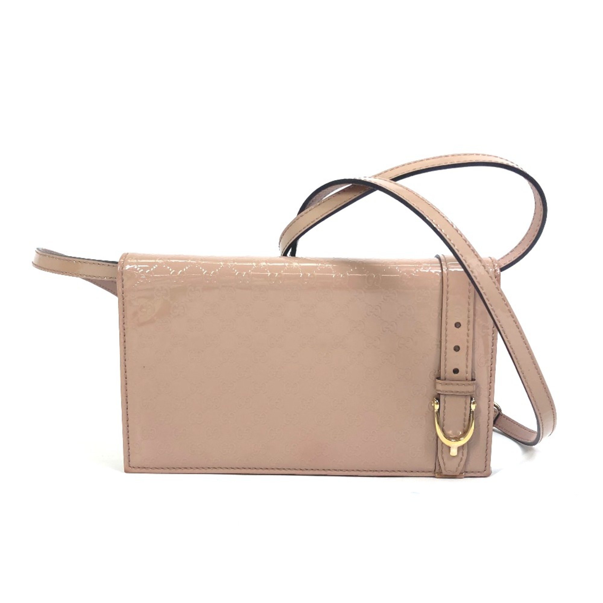 Gucci 354086 GG/Crossbody Bag Shoulder wallet Shoulder Bag Beige GoldHardware