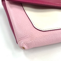 Givenchy flap Bag Pochette Crossbody Shoulder Bag Pink x White