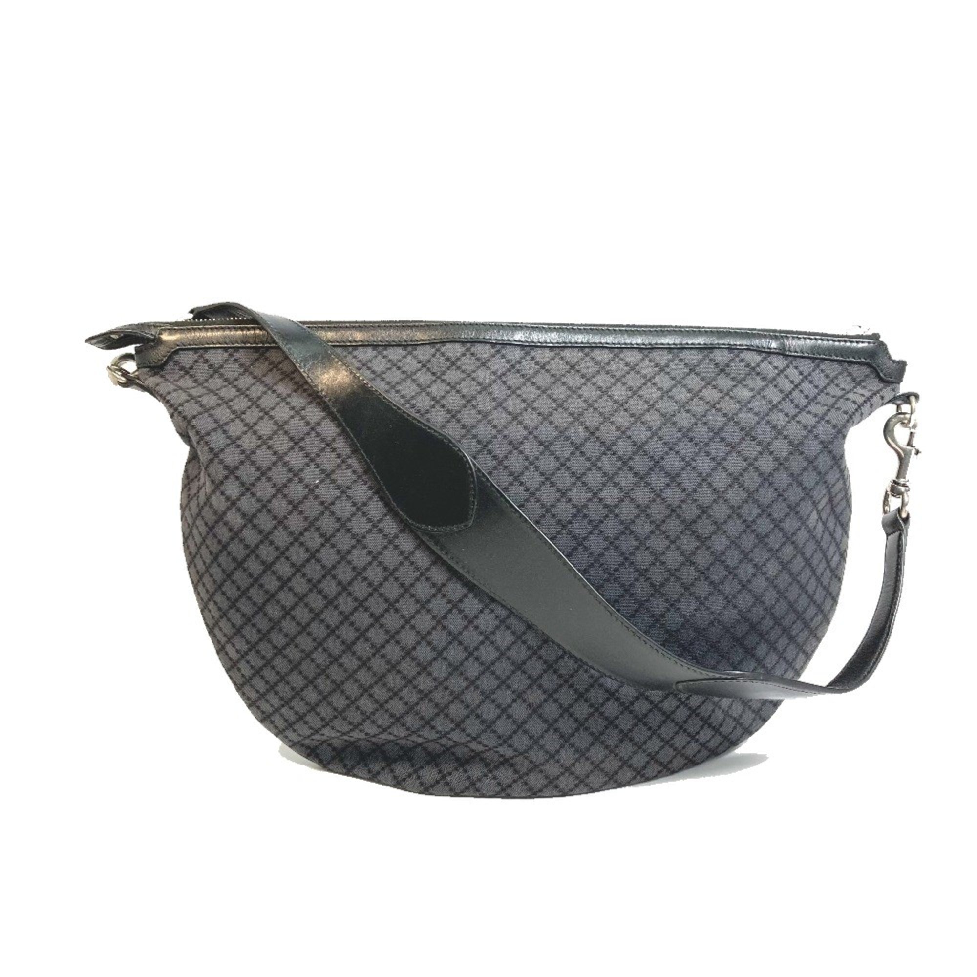 Gucci 243308 bag shawl Shoulder Bag Black x Gray