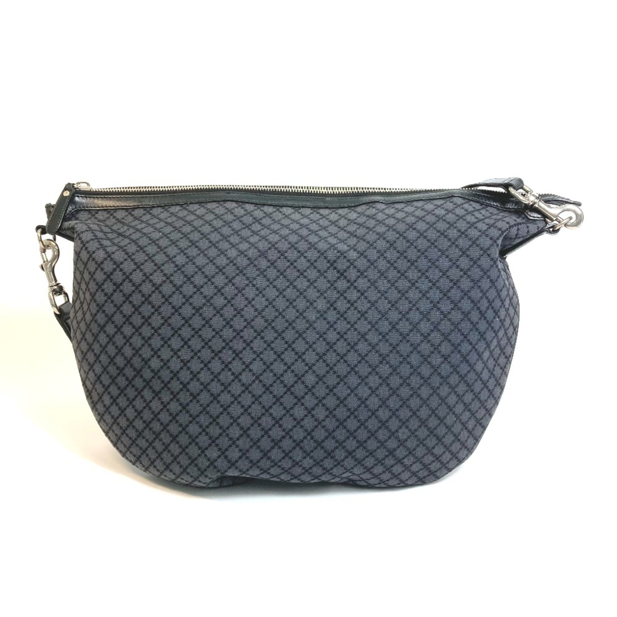 Gucci 243308 bag shawl Shoulder Bag Black x Gray