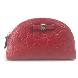 Gucci 431409 Makeup pouch Cosmetic pouch Cosmetics Pouch Red Red