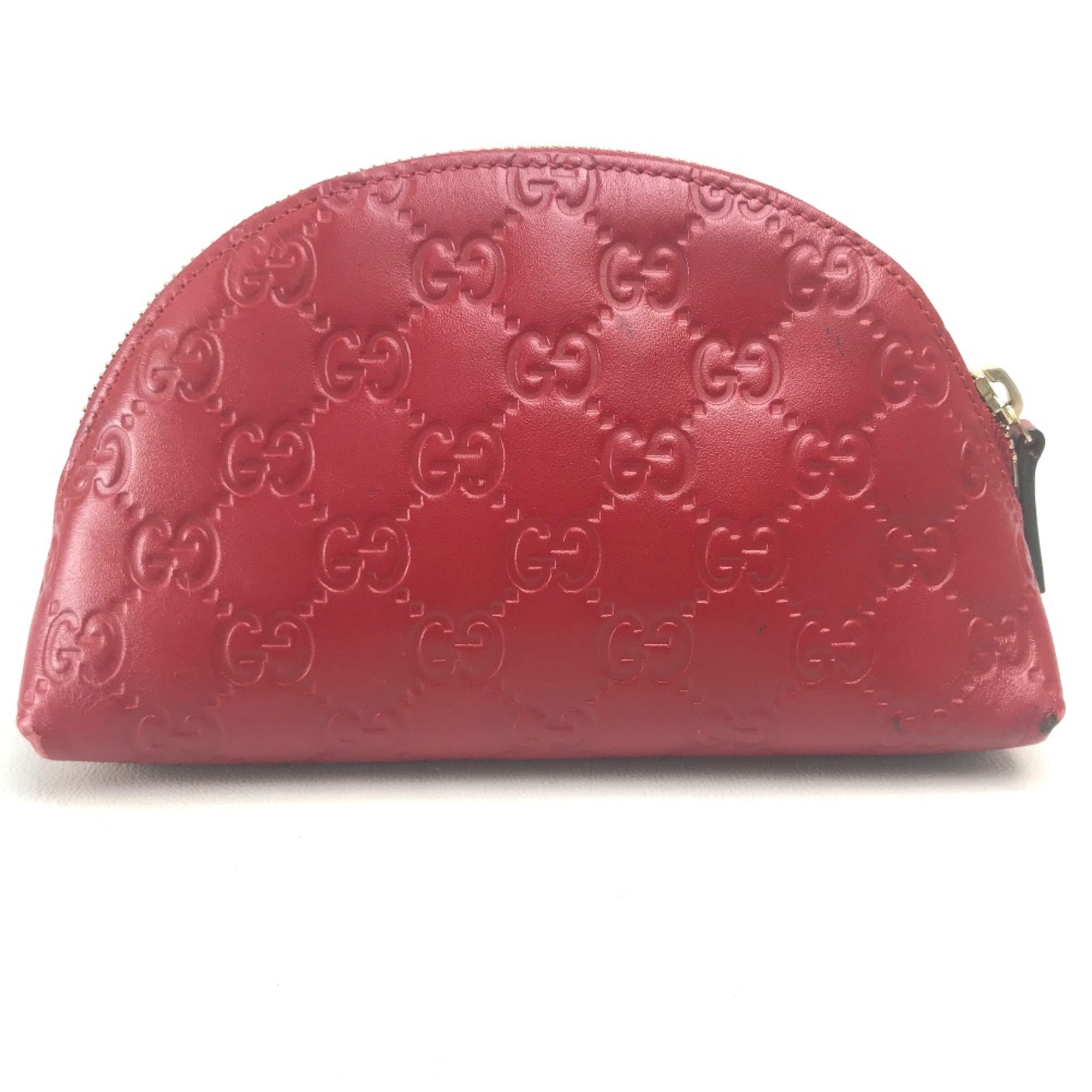 Gucci 431409 Makeup pouch Cosmetic pouch Cosmetics Pouch Red Red