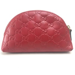 Gucci 431409 Makeup pouch Cosmetic pouch Cosmetics Pouch Red Red