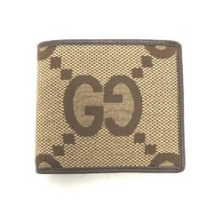 Gucci 699314 GG jumbo Wallet Folded wallet Beige