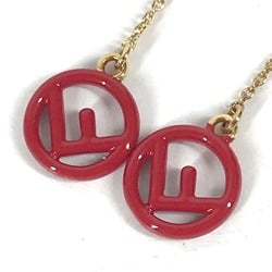 Fendi Accessories Pierce Gold Red