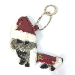 Gucci Gucciori Santa Claus Christmas Bag Key Holder Bag Charm Beige Red
