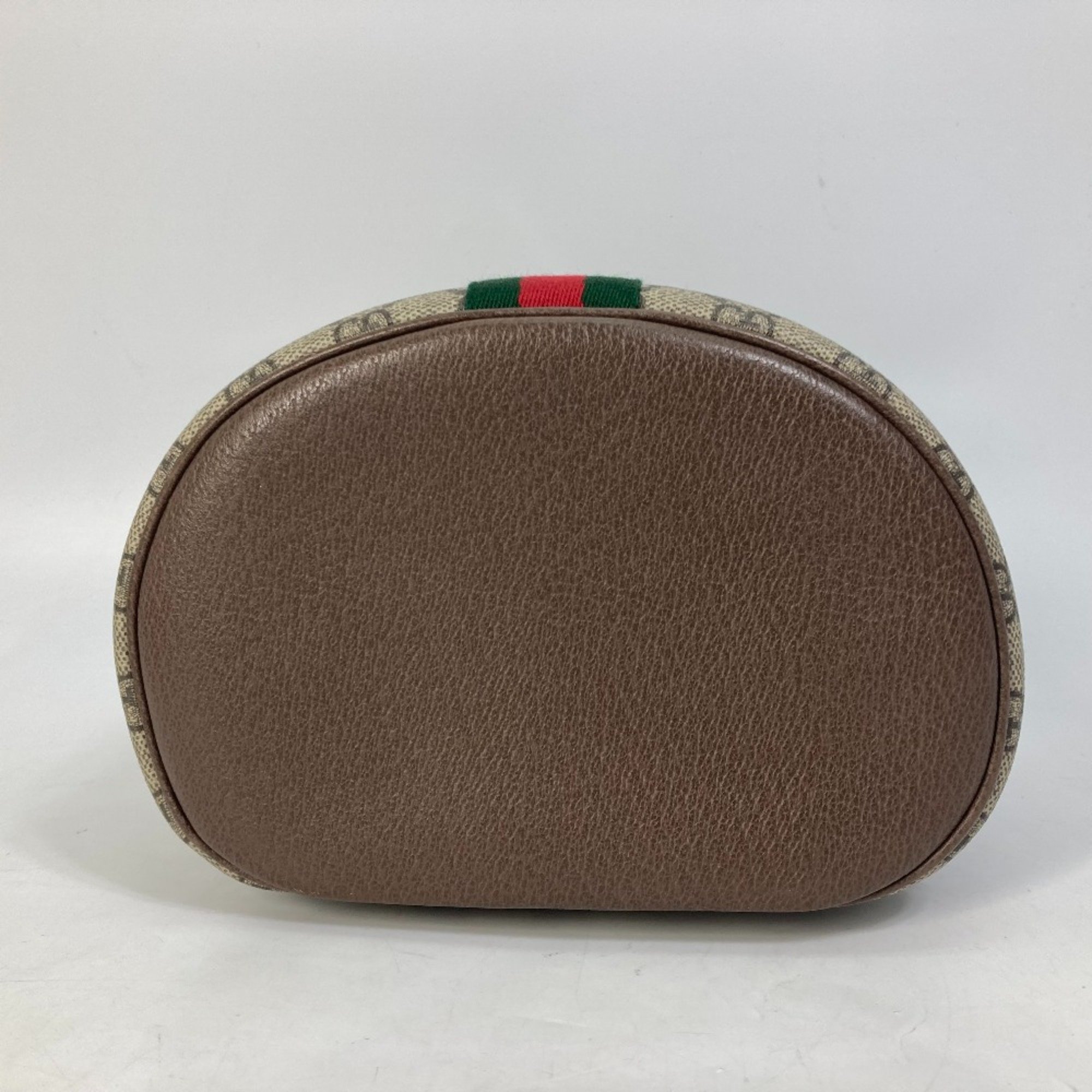 Gucci 611001 Sherry line Cosmetic case Hand Bag with mirror Vanity bag Beige