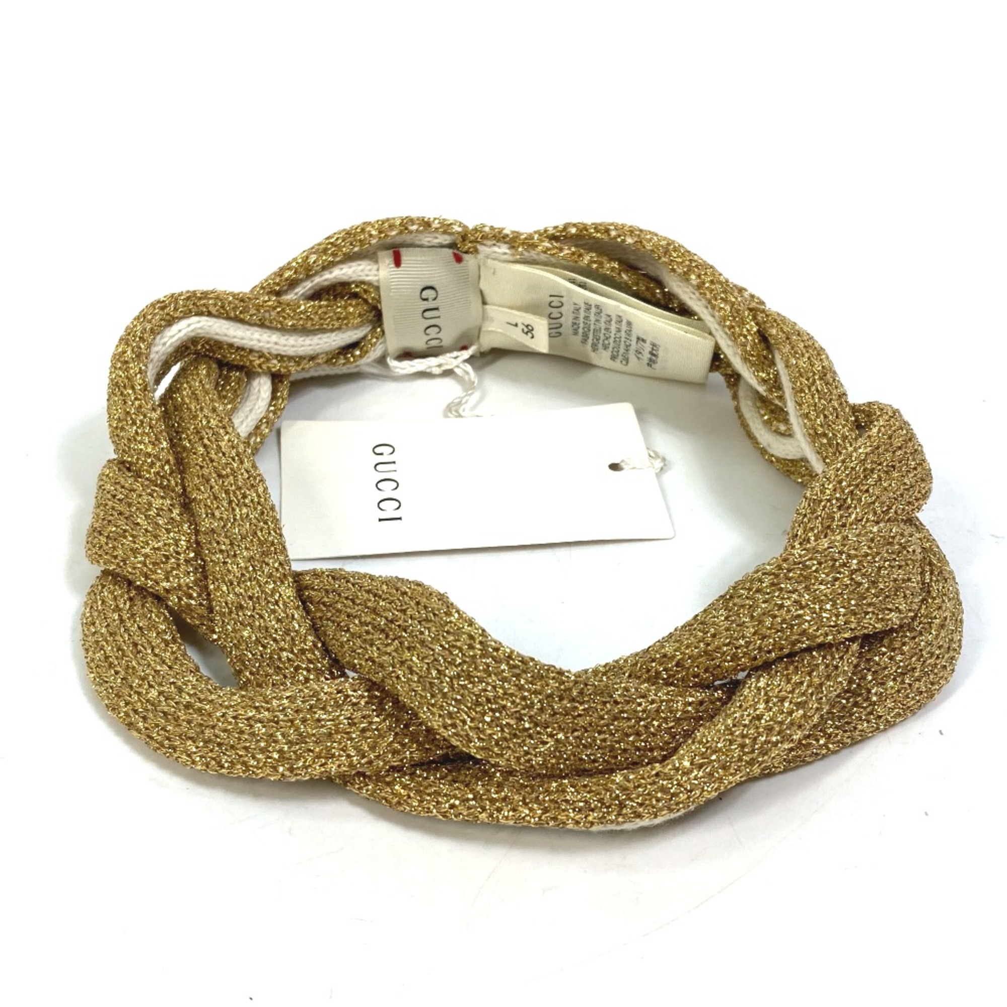 Gucci 495475 Hair rubber hair accessory hair band Gold